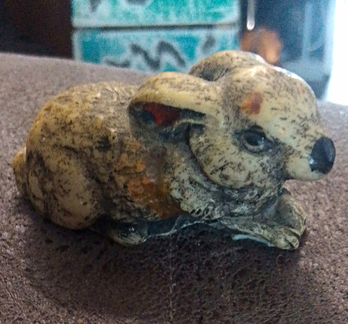 Rabbit figurine ornament - rabbit,