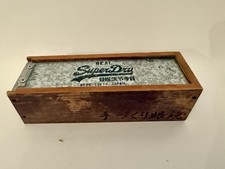 Collectable Vintage Metal & Wood Superdry Glasses Case / Box