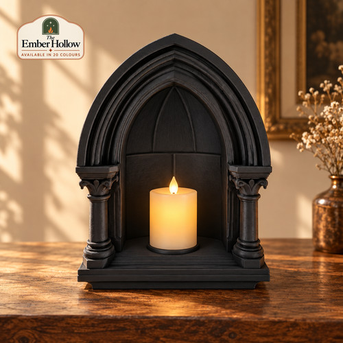 Cathedral led candle holder - cathedral,