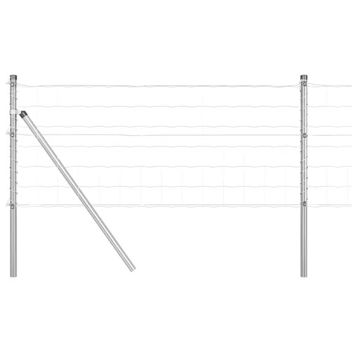 Euro fence with concrete base - fence,