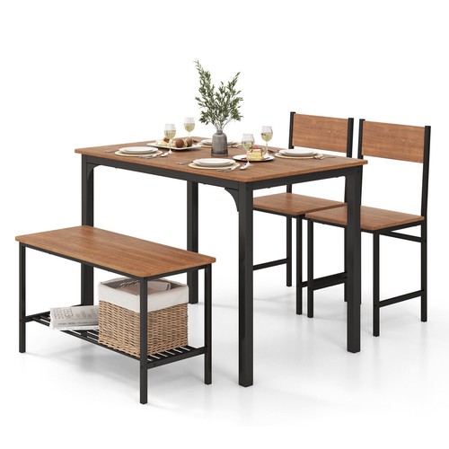 Pcs dining table - 4, set