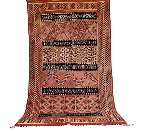 Vintage moroccan kilim - vintage, 8x5