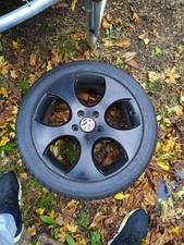 Vw alloys 5 x 112 17" from new tyres,verry good Condicione.