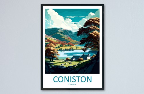 Coniston travel print - travel,