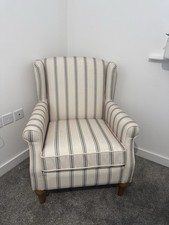 Wingback Armchair Off White