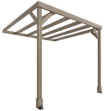 Lean-To Wooden Pergola Kit