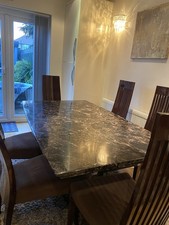 Extendable Marble Dining Table