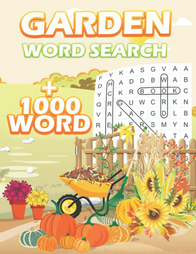 Garden word search puzzle - word,