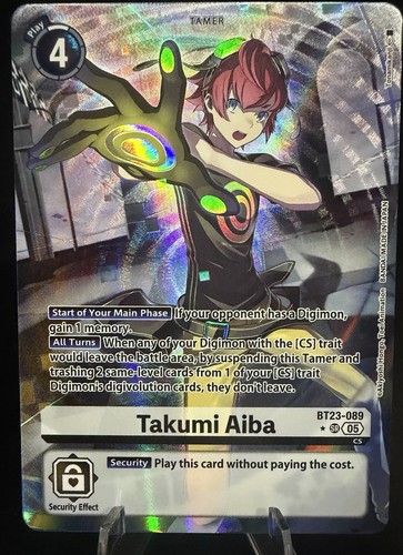 Digimon tcg takumi aiba - digimon,