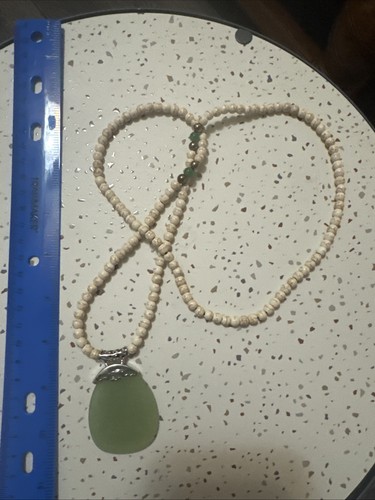 Nephrite jade magnesite beaded - nephrite,