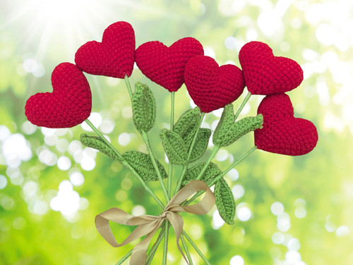 Handmade crochet heart - handmade,