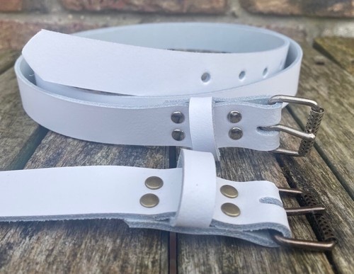 Real leather belt - real,