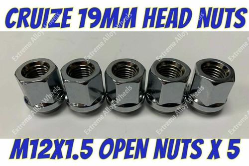 Alloy wheel nuts open 5 - wheel, x