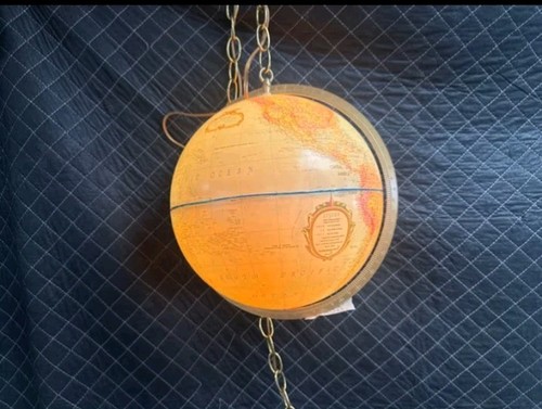 Rare mid century world globe - mid,