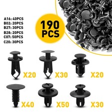 190pcs Car Body Trim Clips