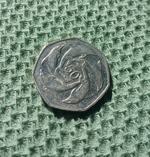 2003 rare gibraltar 50p fifty - rare,