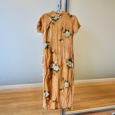 Yellow White Flora Printed