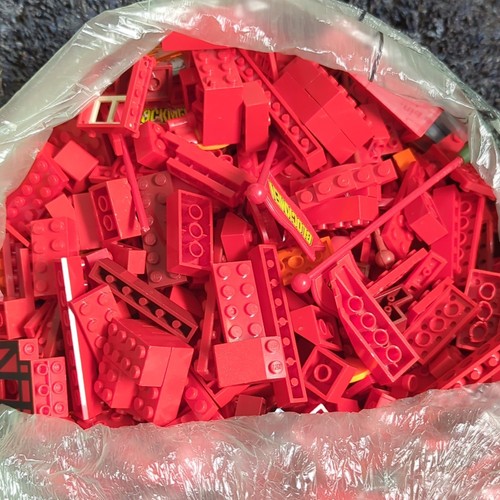Lego bulk red - red, bricks