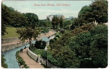 DENBIGHSHIRE - OLD COLWYN, VIEW FROM THE BRIDGE BY VALENTINE'S