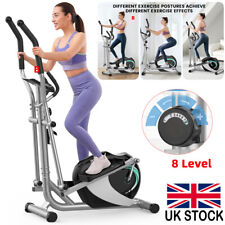 Magnetic Elliptical Cross Trainer 8Level Resistance Adjustable Training Home Gym
