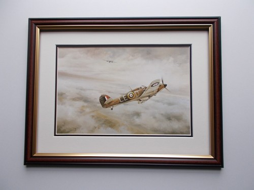Aircraft print framed first - aircraft,