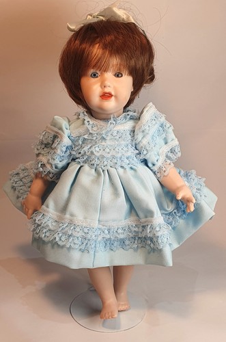 Porcelain doll - porcelain, 10"(26cm)