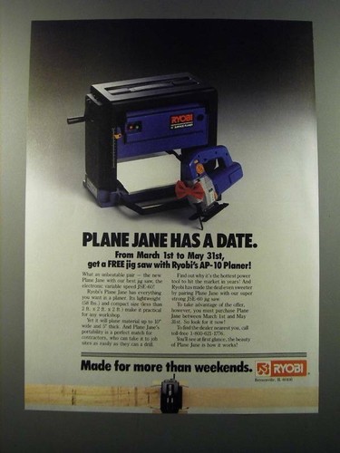 1986 ryobi planer - ap-10,