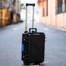 Waterproof Hard Carry Case With Wheels Camera Equipment Storage Foam Box Luggage