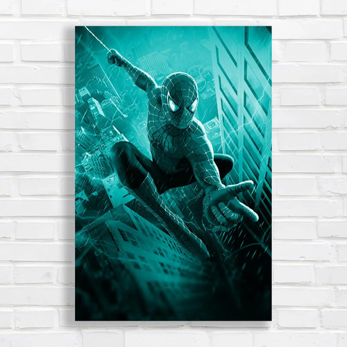 Spiderman swinging through - spiderman,