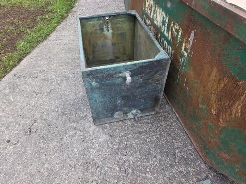 Large copper water - copper, tank