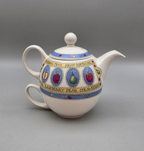 Teapot cup arthur - teapot, wood