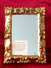 ITALIAN GEORGIAN STYLE GOLD LEAF WOODEN TABLE MIRROR (ideal artists frame)