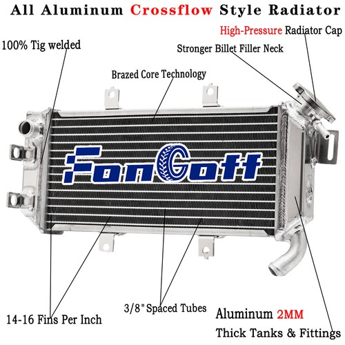 Aluminum radiator 2006 2008 - aluminum,