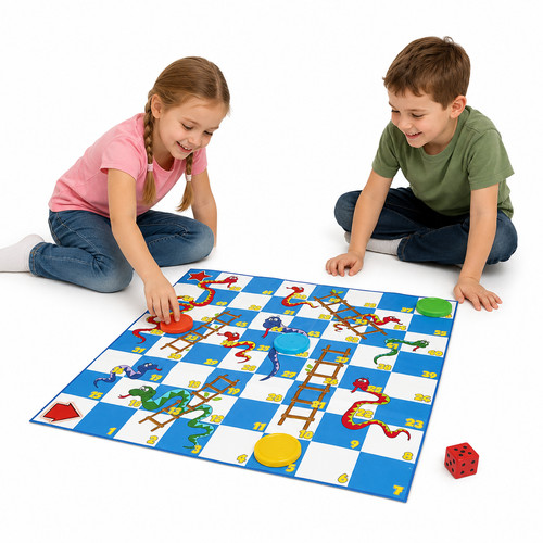 Giant snakes ladders board - giant,