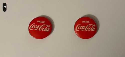 Drink coca cola vintage badge - drink,