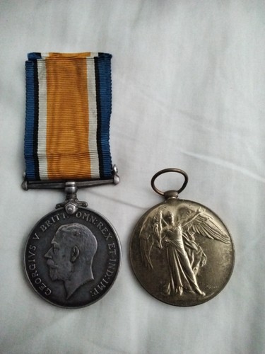 Ww1 pair medals argyll - medals,