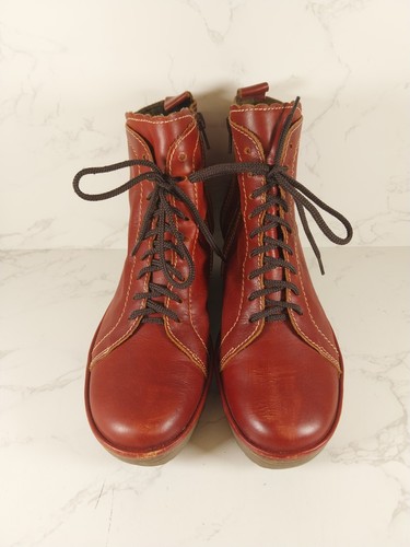 Fly london burgundy leather - london,