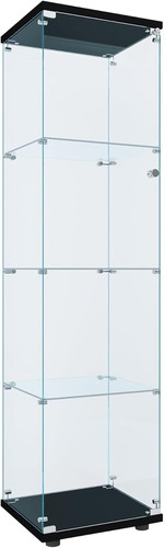 Curio cabinet glass display - cabinet,