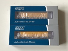 Set of 2 Dapol N Gauge IOA ‘Merlin’ ballast wagons in Network Rail livery