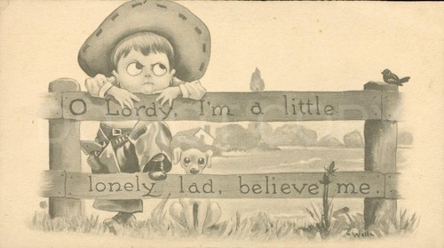 C1920s cartoon boy - c1920s,