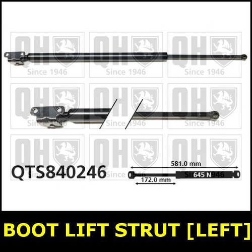 Boot gas strut tailgate rear - boot,