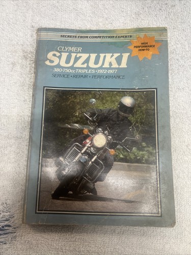 Clymer suzuki 380 750cc - 380-750cc, triple