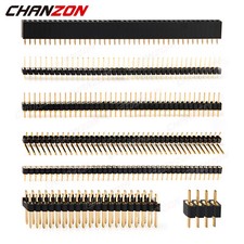 Male Female 2.54mm pitch Header Pins Socket Single Double Row Connector Strip