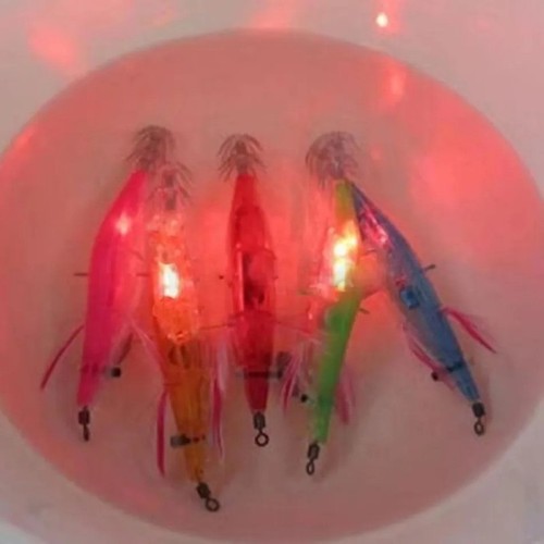 4pc glow squid jigs - 4pc, luminous