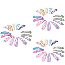  3 Pack Childrens Hair Accessories Mini Clips Barrettes for Little Girls