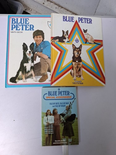 Blue peter annuals and book - blue,