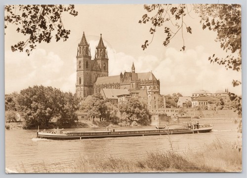 Postcard magdeburg cathedral - postcard,