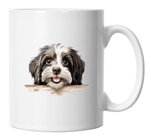 Havanese mug peeking peeping - mug,