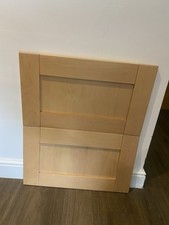 SOLID MAPLE  ! KITCHEN DRAWER SET 2 X 600 WIDE x 355mm HIGH  STOCK DZ637