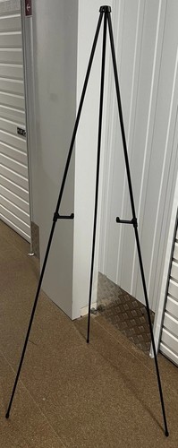 Black aluminium folding - black,